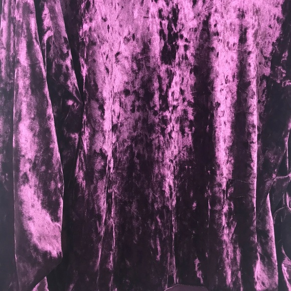 Gypsies and Moondust Purple Velvet Sweater - Picture 5 of 5